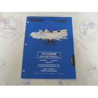 439365 OMC Evinrude Johnson V4 COMM Electric Outboard Parts Catalog 1998