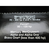 48-832828A45 15 x 17 Pitch Prop for 115 Hp & Up 4 3/4" Gearcase Mercury Outboard