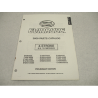 5000962 Evinrude Outboard Prelim Edition Parts Catalog 9.9 15 HP 4-Stroke 2000