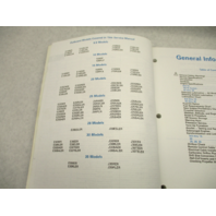 500607 OMC Johnson Evinrude Outboard Service Repair Manual "ER" 9.9-30 HP 1994