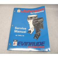 500608 OMC Evinrude Johnson Outboard Service Repair Manual 40-55 "ER" 1994