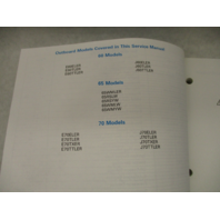 500609 1994 OMC Evinrude Johnson Outboard Service Repair Manual 60-70 HP "ER"