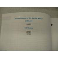 503141 OMC Evinrude Johnson TurboJet Service Repair Manual "EO" 90 115  1995