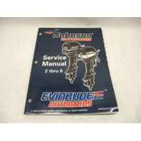 507120 Evinrude Johnson Outboard Service Repair Manual "ED" 2-8 HP 1996