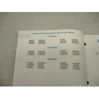 507121 Evinrude Johnson Outboard Service Repair Manual ED 8-15 HP 4-Stroke 1996