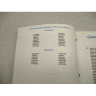 507123 Evinrude Johnson Outboard Service Repair Manual "ED" 25 35 HP 3-CYL 1996