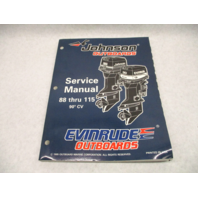 507126 Evinrude Johnson Outboard Service Repair Manual "ED" 88-115 HP 90 CV 1996