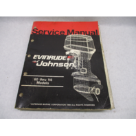 507547 1986 Evinrude Johnson Outboard Service Repair Manual 60 HP thru V6 "CD"