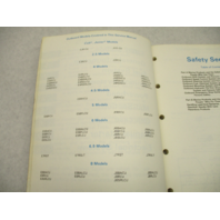 507614 1987 Evinrude Johnson Outboard Service Repair Manual Colt/Junior-8 HP "CU"
