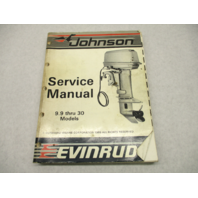 507615 1987 Evinrude Johnson Outboard Service Repair Manual 9.9-30 "CU"