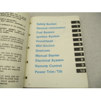 507617 1987 Evinrude Johnson Outboard Service Repair Manual 60-75 CU Models