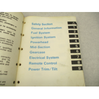 507618 1987 Evinrude Johnson Outboard Service Manual 88-110 150-175 CU Cross V