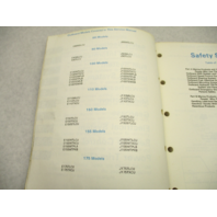 507618 1987 Evinrude Johnson Outboard Service Manual 88-110 150-175 CU Cross V