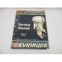 507661 1988 Evinrude Johnson Outboard Service Repair Manual 40-55 CC Models