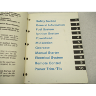507662 Johnson Evinrude Outboard Service Repair Manual "CC" 60-75 HP 1988