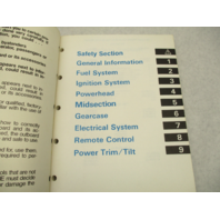 507663 Johnson Evinrude Outboard Service Repair Manual "CC" Cross V 88-175 HP 1988
