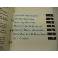 507752 1989 OMC Evinrude Johnson Electric Outboard Service Repair Manual CE