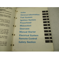 507754 1989 Evinrude Johnson Outboard Service Repair Manual 9.9-30 HP CE