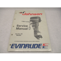 507754 1989 OMC Evinrude Johnson Outboard Service Repair Manual 9.9-30 HP CE