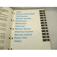 1989 Evinrude Johnson Outboard Service Repair Manual 40-55 HP CE