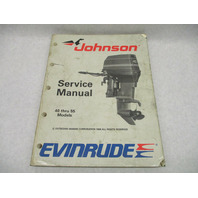 1989 Evinrude Johnson Outboard Service Repair Manual 40-55 HP CE