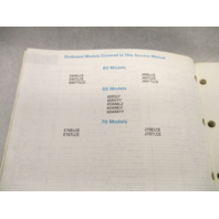 507756 1989 Evinrude Johnson Outboard Service Repair Manual 60-70 HP CE