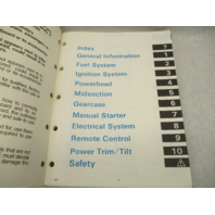 507756 1989 Evinrude Johnson Outboard Service Repair Manual 60-70 HP CE