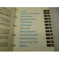 507756 1989 OMC Evinrude Johnson Outboard Service Repair Manual 60-70 HP CE