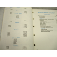 1989 Evinrude Johnson Outboard Service Repair Manual 88-110 150-175 HP CE Cross V