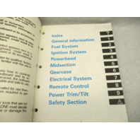 1989 Evinrude Johnson Outboard Service Repair Manual 88-110 150-175 HP CE Cross V