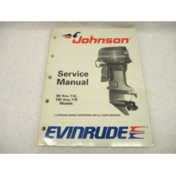1989 Evinrude Johnson Outboard Service Repair Manual 88-110 150-175 HP CE Cross V