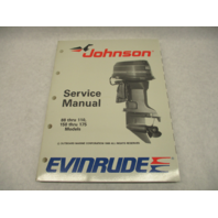 1989 Evinrude Johnson Outboard Service Repair Manual 88-110 150-175 HP CE Cross V