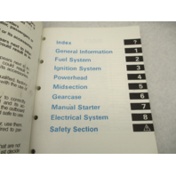 507870 1990 OMC Evinrude Johnson Outboard Service Manual 3-8 HP ES Colt Junior