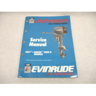 507870 1990 OMC Evinrude Johnson Outboard Service Manual 3-8 HP ES Colt Junior