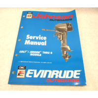 507870 1990 OMC Evinrude Johnson Outboard Service Manual 3-8 HP ES Colt Junior