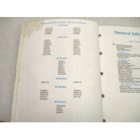 507872 1990 OMC Evinrude Johnson Outboard Service Repair Manual 40-55 HP ES