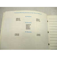 507873 1990 Evinrude Johnson Outboard Service Repair Manual 60-70 HP ES