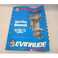 507874 1990 OMC Evinrude Johnson Outboard Service Manual 88-175 HP "ES" Cross V