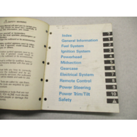 507875 1990 Evinrude Johnson Outboard Service Manual 120-300 HP "ES" Loop V