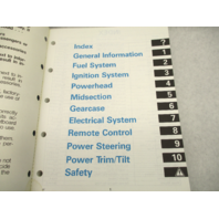 507875 1990 Evinrude Johnson Outboard Service Repair Manual 120-300 HP ES Loop V