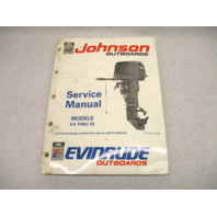 507946 Johnson Evinrude Outboard Service Repair Manual 9.9-30 HP "EI" 1991
