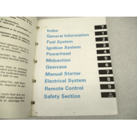507946 Johnson Evinrude Outboard Service Repair Manual 9.9-30 HP "EI" 1991