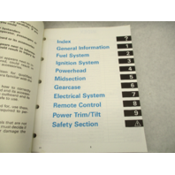 507949 Johnson Evinrude Outboard Service Repair Manual Cross V 85-175 HP "EI" 1991