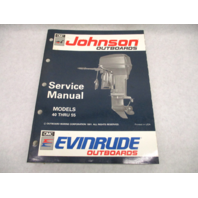 508143 Evinrude Johnson Outboard Service Repair Manual "EN" 40-55 HP 1992