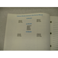 508144 OMC Evinrude Johnson Outboard Service Repair Manual "EN" 60-70 HP 1992