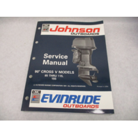 508145 OMC Evinrude Johnson Outboard Service Repair Manual EN 85-115 155 HP 1992