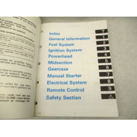 508282 OMC Johnson Evinrude Outboard Service Manual "ET" 9.9-30 HP 1993
