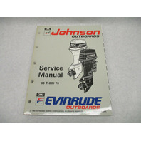 508284 OMC Johnson Evinrude Outboard Service Repair Manual "ET "60-70 HP 1993