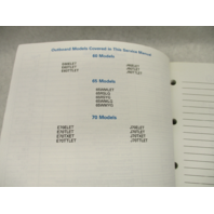 508284 OMC Johnson Evinrude Outboard Service Repair Manual "ET "60-70 HP 1993