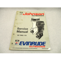 508285 OMC Johnson Evinrude Outboard Service Repair Manual "ET" 85-115 HP 1993